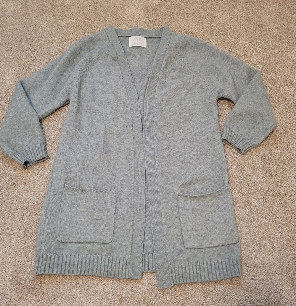 Zara Kids Knit Sweater Cardigan Size 11-12